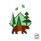 Brown bear - Vector graphics Brown bear - Vector graphics